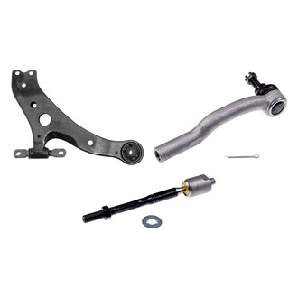 Dorman® - OE Solutions™ Front Passenger Side Lower Control Arm with Ball Joint and Tie Rod End Kit