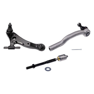 Dorman® - OE Solutions™ Front Passenger Side Lower Control Arm with Ball Joint and Tie Rod End Kit