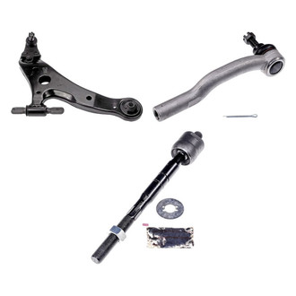 Dorman® - OE Solutions™ Front Passenger Side Lower Control Arm with Ball Joint and Tie Rod End Kit