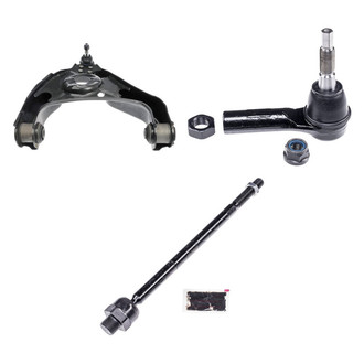 Dorman® - OE Solutions™ Front Passenger Side Lower Control Arm with Ball Joint and Tie Rod End Kit