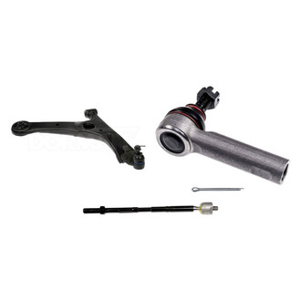 Dorman® - OE Solutions™ Front Passenger Side Lower Control Arm with Ball Joint and Tie Rod End Kit