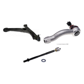 Dorman® - OE Solutions™ Front Passenger Side Lower Control Arm with Ball Joint and Tie Rod End Kit
