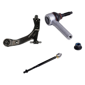Dorman® - OE Solutions™ Front Passenger Side Lower Control Arm with Ball Joint and Tie Rod End Kit