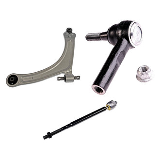 Dorman® - OE Solutions™ Front Passenger Side Lower Control Arm with Ball Joint and Tie Rod End Kit
