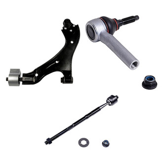 Dorman® - OE Solutions™ Front Passenger Side Lower Control Arm with Ball Joint and Tie Rod End Kit