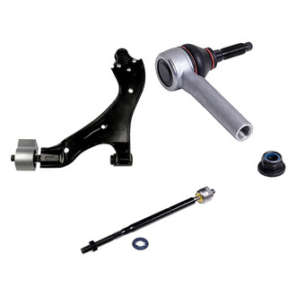Dorman® - OE Solutions™ Front Passenger Side Lower Control Arm with Ball Joint and Tie Rod End Kit