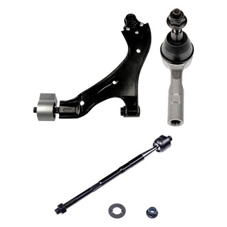 Dorman® - OE Solutions™ Front Passenger Side Lower Control Arm with Ball Joint and Tie Rod End Kit