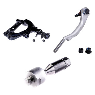 Dorman® - OE Solutions™ Front Passenger Side Lower Control Arm with Ball Joint and Tie Rod End Kit