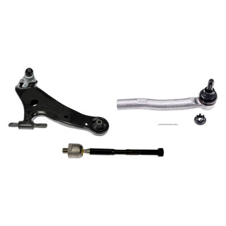 Dorman® - OE Solutions™ Front Passenger Side Lower Control Arm with Ball Joint and Tie Rod End Kit