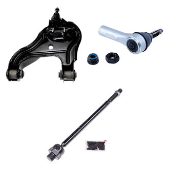 Dorman® - OE Solutions™ Front Passenger Side Lower Control Arm with Ball Joint and Tie Rod End Kit