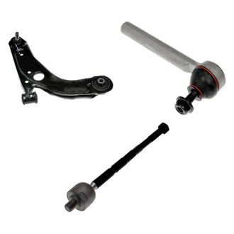 Dorman® - OE Solutions™ Front Passenger Side Lower Control Arm with Ball Joint and Tie Rod End Kit