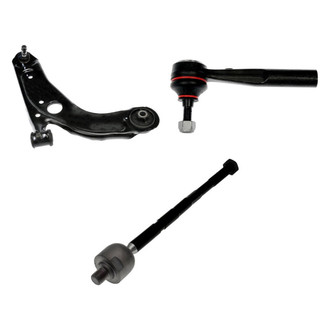 Dorman® - OE Solutions™ Front Passenger Side Lower Control Arm with Ball Joint and Tie Rod End Kit
