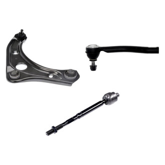 Dorman® - OE Solutions™ Front Passenger Side Lower Control Arm with Ball Joint and Tie Rod End Kit