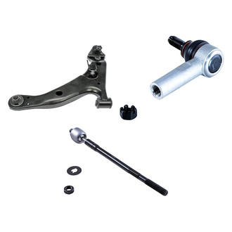 Dorman® - OE Solutions™ Front Passenger Side Lower Control Arm with Ball Joint and Tie Rod End Kit