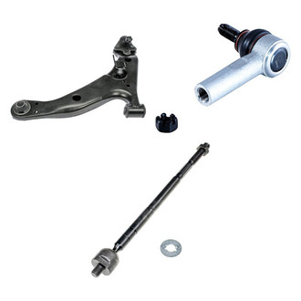 Dorman® - OE Solutions™ Front Passenger Side Lower Control Arm with Ball Joint and Tie Rod End Kit