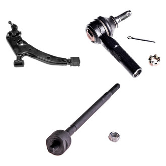 Dorman® - OE Solutions™ Front Passenger Side Lower Control Arm with Ball Joint and Tie Rod End Kit