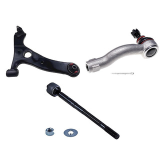 Dorman® - OE Solutions™ Front Passenger Side Lower Control Arm with Ball Joint and Tie Rod End Kit