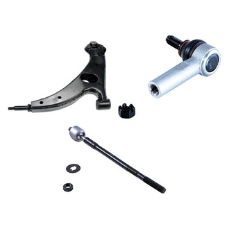 Dorman® - OE Solutions™ Front Passenger Side Lower Control Arm with Ball Joint and Tie Rod End Kit