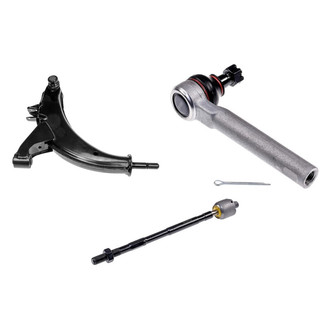 Dorman® - OE Solutions™ Front Passenger Side Lower Control Arm with Ball Joint and Tie Rod End Kit