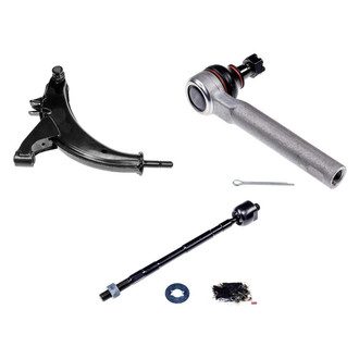 Dorman® - OE Solutions™ Front Passenger Side Lower Control Arm with Ball Joint and Tie Rod End Kit