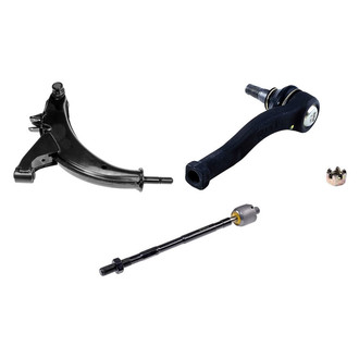 Dorman® - OE Solutions™ Front Passenger Side Lower Control Arm with Ball Joint and Tie Rod End Kit