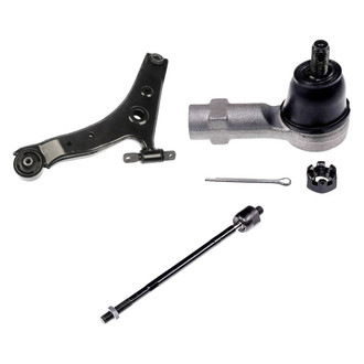 Dorman® - OE Solutions™ Front Passenger Side Lower Control Arm with Ball Joint and Tie Rod End Kit