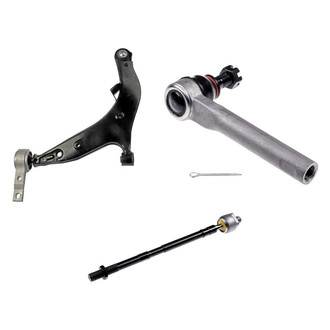 Dorman® - OE Solutions™ Front Passenger Side Lower Control Arm with Ball Joint and Tie Rod End Kit