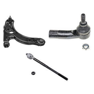 Dorman® - OE Solutions™ Front Passenger Side Lower Control Arm with Ball Joint and Tie Rod End Kit