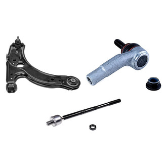 Dorman® - OE Solutions™ Front Passenger Side Lower Control Arm with Ball Joint and Tie Rod End Kit
