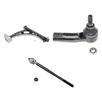 Dorman® - OE Solutions™ Front Passenger Side Lower Control Arm with Ball Joint and Tie Rod End Kit