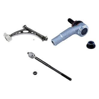 Dorman® - OE Solutions™ Front Passenger Side Lower Control Arm with Ball Joint and Tie Rod End Kit