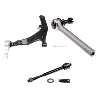 Dorman® - OE Solutions™ Front Passenger Side Lower Control Arm with Ball Joint and Tie Rod End Kit