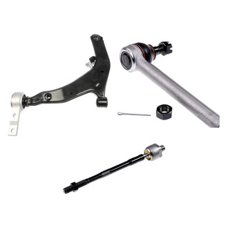 Dorman® - OE Solutions™ Front Passenger Side Lower Control Arm with Ball Joint and Tie Rod End Kit