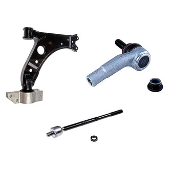 Dorman® - OE Solutions™ Front Passenger Side Lower Control Arm with Ball Joint and Tie Rod End Kit