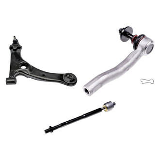 Dorman® - OE Solutions™ Front Passenger Side Lower Control Arm with Ball Joint and Tie Rod End Kit