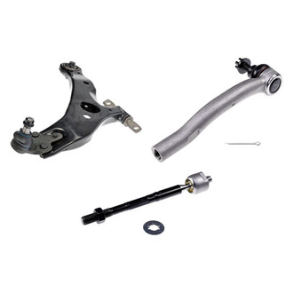 Dorman® - OE Solutions™ Front Passenger Side Lower Control Arm with Ball Joint and Tie Rod End Kit