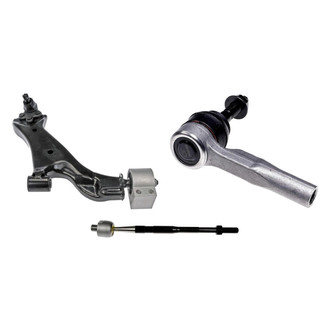 Dorman® - OE Solutions™ Front Passenger Side Lower Control Arm with Ball Joint and Tie Rod End Kit
