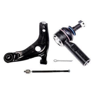Dorman® - OE Solutions™ Front Passenger Side Lower Control Arm with Ball Joint and Tie Rod End Kit
