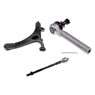 Dorman® - OE Solutions™ Front Passenger Side Lower Control Arm with Ball Joint and Tie Rod End Kit