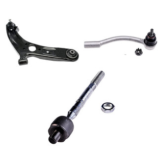 Dorman® - OE Solutions™ Front Passenger Side Lower Control Arm with Ball Joint and Tie Rod End Kit