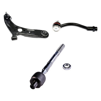 Dorman® - OE Solutions™ Front Passenger Side Lower Control Arm with Ball Joint and Tie Rod End Kit