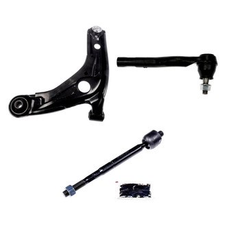 Dorman® - OE Solutions™ Front Passenger Side Lower Control Arm with Ball Joint and Tie Rod End Kit