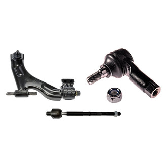 Dorman® - OE Solutions™ Front Passenger Side Lower Control Arm with Ball Joint and Tie Rod End Kit
