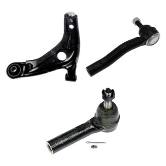 Dorman® - OE Solutions™ Front Passenger Side Lower Control Arm with Ball Joint and Tie Rod End Kit