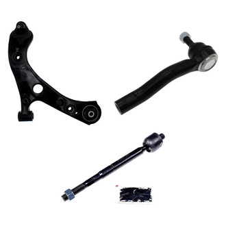 Dorman® - OE Solutions™ Front Passenger Side Lower Control Arm with Ball Joint and Tie Rod End Kit