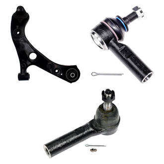 Dorman® - OE Solutions™ Front Passenger Side Lower Control Arm with Ball Joint and Tie Rod End Kit