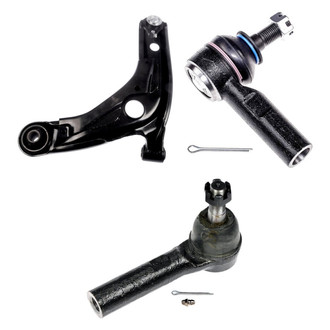 Dorman® - OE Solutions™ Front Passenger Side Lower Control Arm with Ball Joint and Tie Rod End Kit