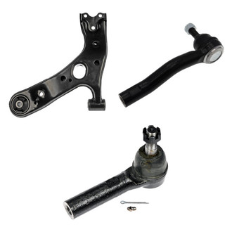 Dorman® - OE Solutions™ Front Passenger Side Lower Control Arm with Ball Joint and Tie Rod End Kit