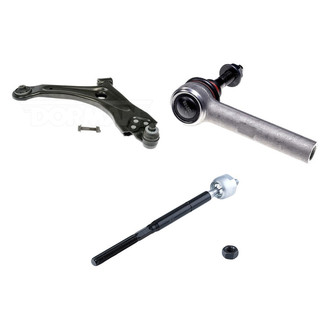 Dorman® - OE Solutions™ Front Passenger Side Lower Control Arm with Ball Joint and Tie Rod End Kit