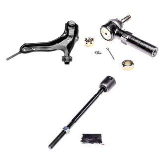 Dorman® - OE Solutions™ Front Passenger Side Lower Control Arm with Ball Joint and Tie Rod End Kit